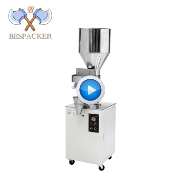 Bespacker KFC-250 Stainless steel semi automatic granuel filling machine electronic weighing packaging machine price